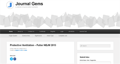 Desktop Screenshot of journalgems.com