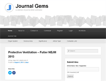 Tablet Screenshot of journalgems.com